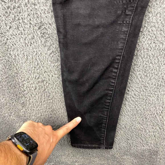 Lucky Brand Mid Rise Ankle Skinny Jeans Women's Size 6/28A Black Denim - Picture 8 of 16